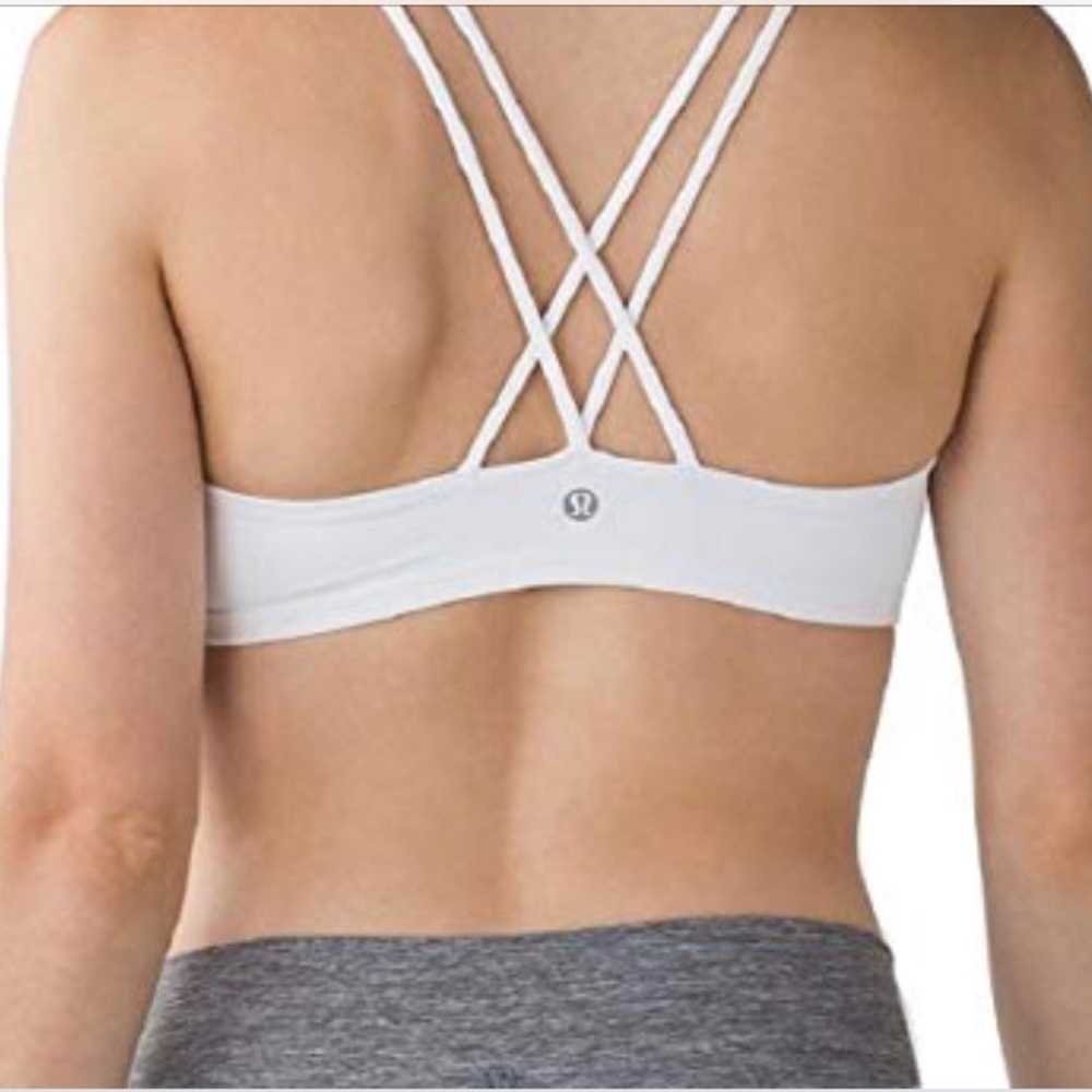Lululemon Athletics White H6 Sports Bra